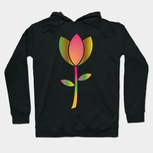 multicolored flower Hoodie